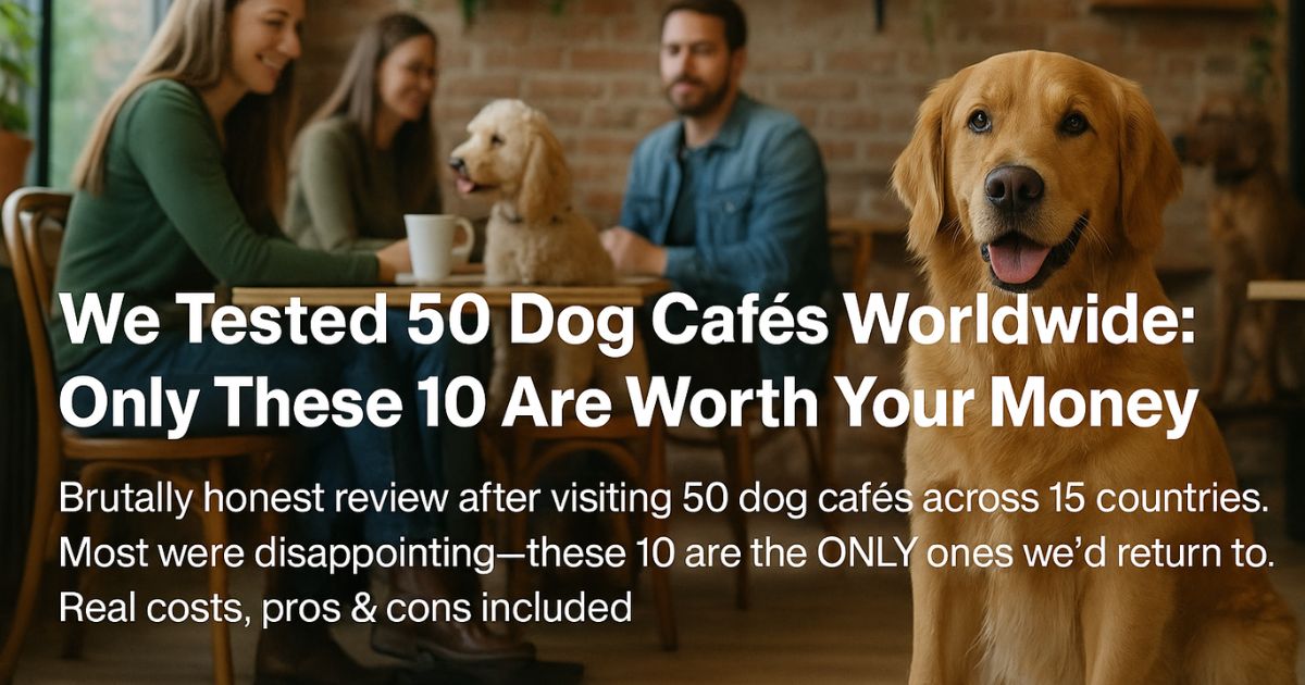 We Tested 50 Dog Cafés Worldwide: Only These 10 Are Worth Your Money