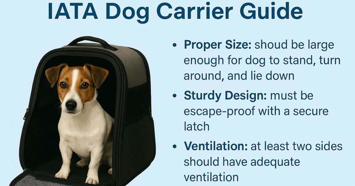 IATA Dog Carriers: Complete Guide 2025 (All Sizes + Airlines)