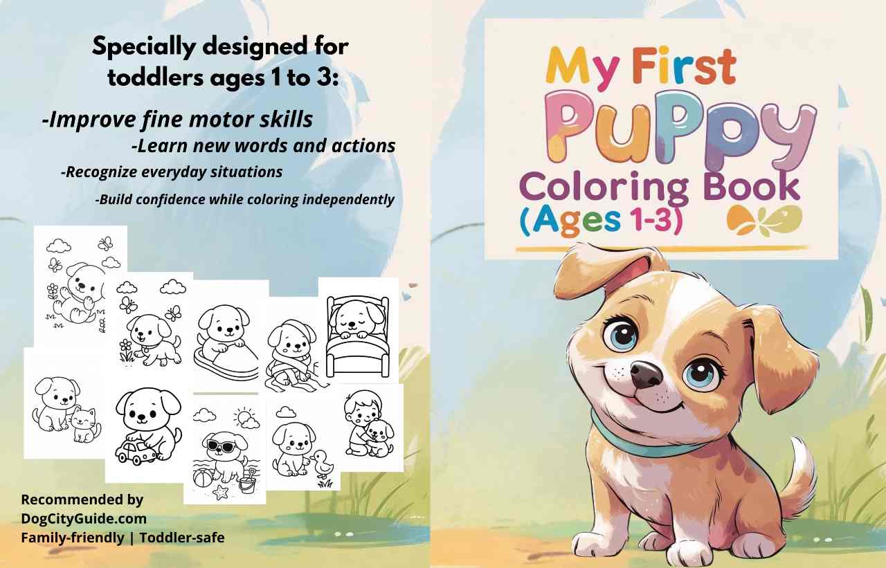 My First Puppy Coloring Book: The Perfect First Coloring Adventure for Toddlers Ages 1–3